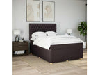 Meubiana bed base with dark brown mattress 140x200 cm