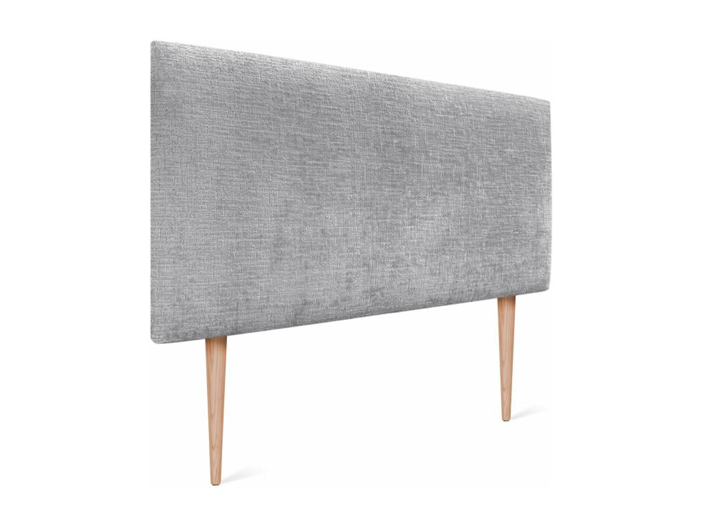 Meubiana Natural Wool Headboard 105x105cm with Bed Legs 105 - Light Grey