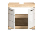 Meubiana vanity unit – 2 doors – White and light oak