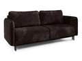 Meubiana 3-seater convertible sofa with storage, corduroy brown