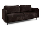 Meubiana 3-seater convertible sofa with storage, corduroy brown