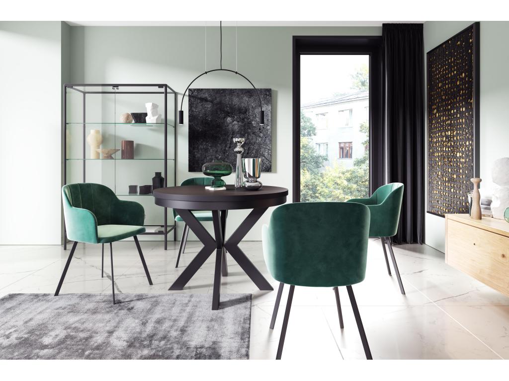 Meubiana DT120 Dining Table 120x196x76 Black