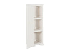Plastic cabinet 40x43x125 with white angora wood design