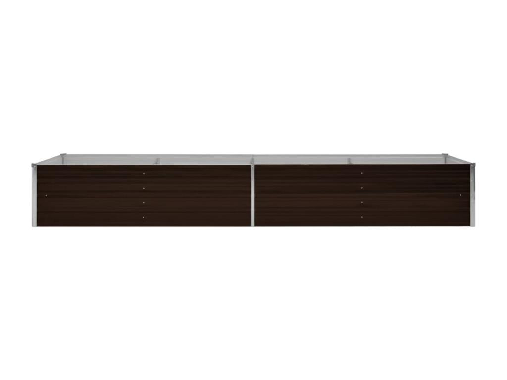 Raised bed planter, brown, 320x80x45 cm, 02 0001220