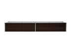 Raised bed planter, brown, 320x80x45 cm, 02 0001220