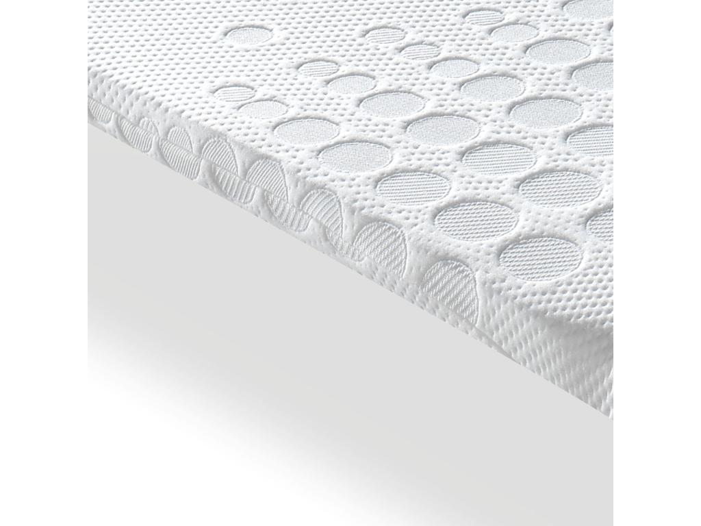 Premium 160x190x5 cm mattress topper with 5 cm memory foam - Removable cover