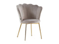 Set of 2 Meubiana Gold chairs with velvet seats