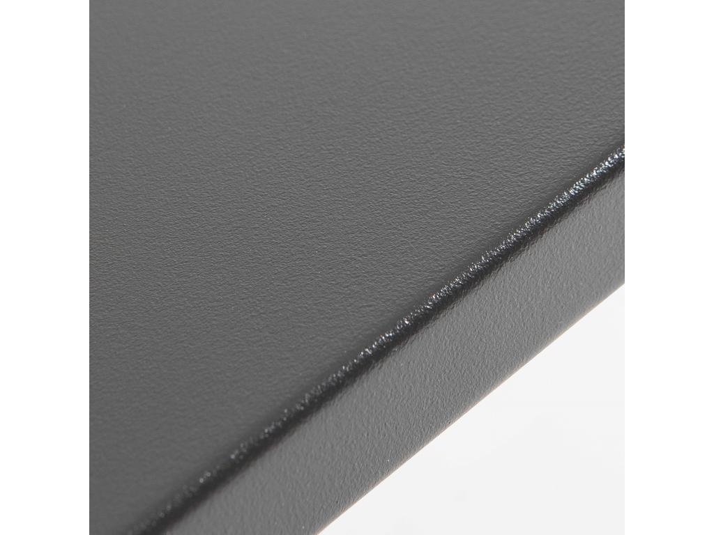 Meubiana garden table and 8 chairs in grey metal