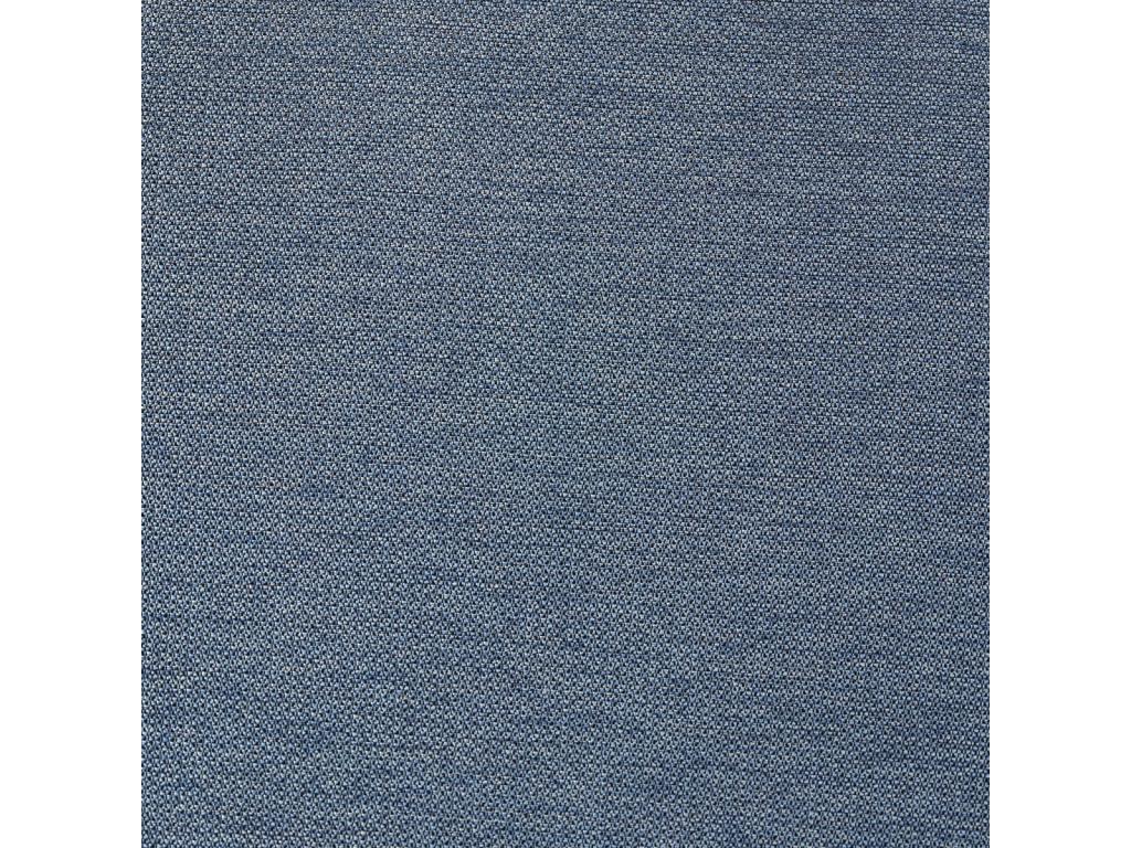 Ocean blue upholstered bed base - Meubiana 150x200