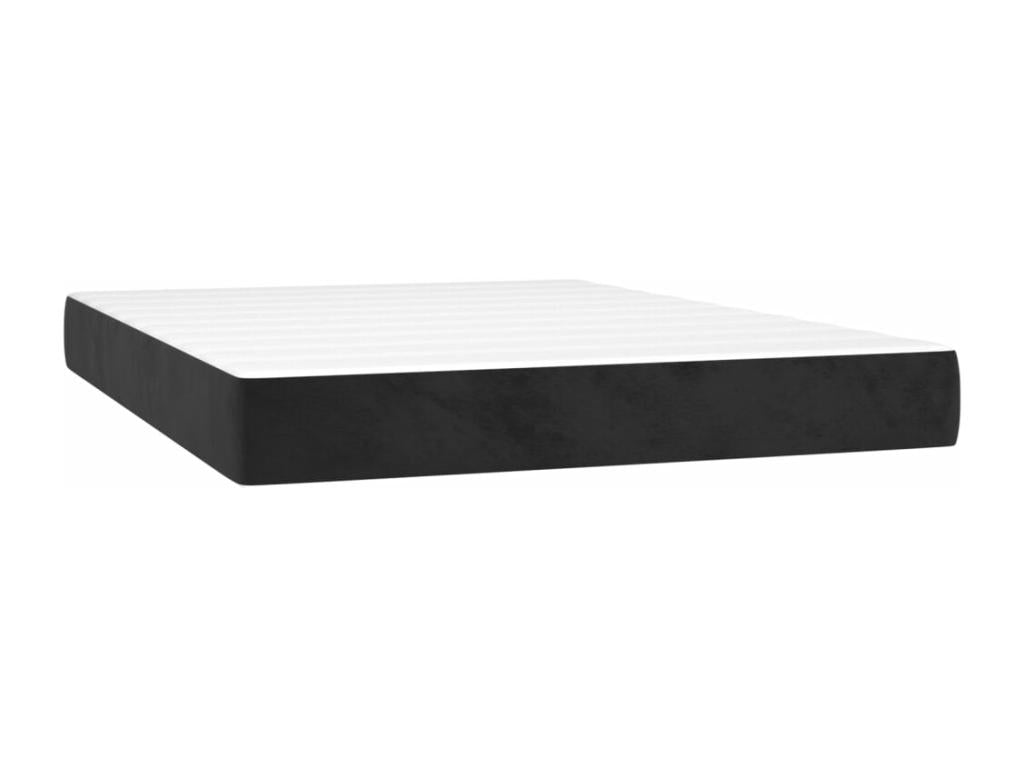 Meubiana bed base with black velvet mattress 140x200 cm