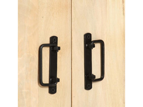 4-tier bookcase 80x30x180 Solid mango wood