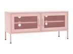 Pink TV stand 105x35x50 cm Steel