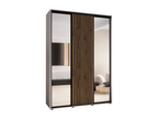 Meubiana 2 Sliding Door Wardrobe 235.2/180/60 3 Doors White/Meubiana
