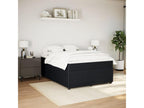 Homzora bed base and mattress, black, 160x200 cm, velvet