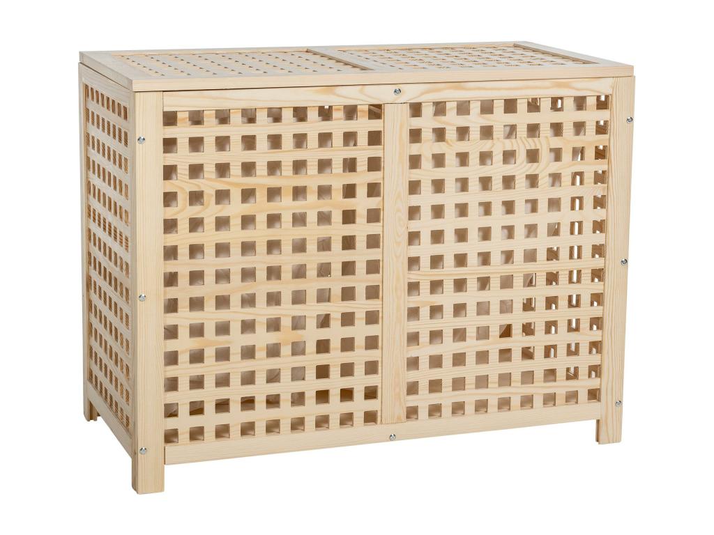 Laundry box - Wood - Natural - Meubiana Morton Meubiana