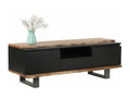 TV stand with 2 doors and 1 drawer - Meubiana Black