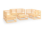 7-piece garden furniture set, solid pine wood