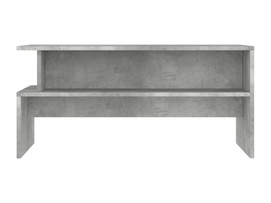 Concrete grey coffee table 90x55x42.5 cm engineered wood