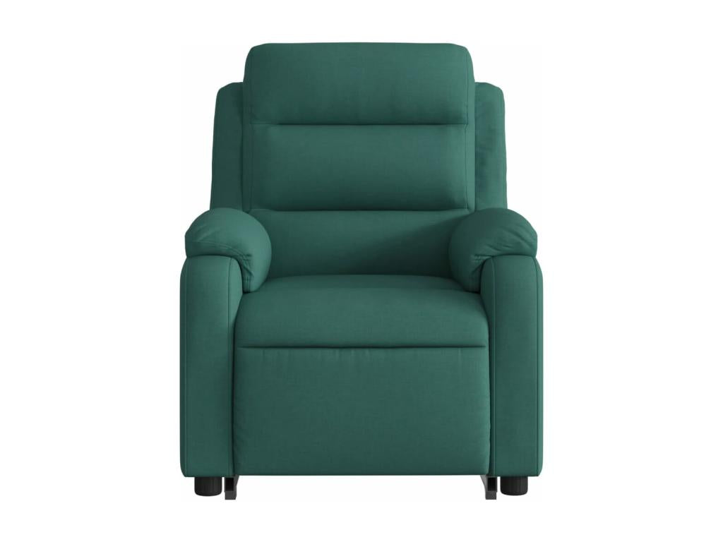 Dark Green Fabric Massage Recliner