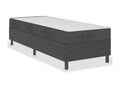 Grey Fabric Bed Frame 100x200
