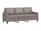 Meubiana 3-piece sofa set with cushions, fabric