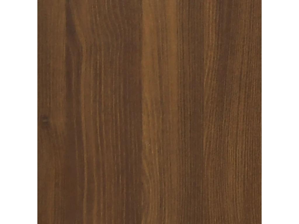 Brown oak TV stand 100x35x55 cm Engineered wood