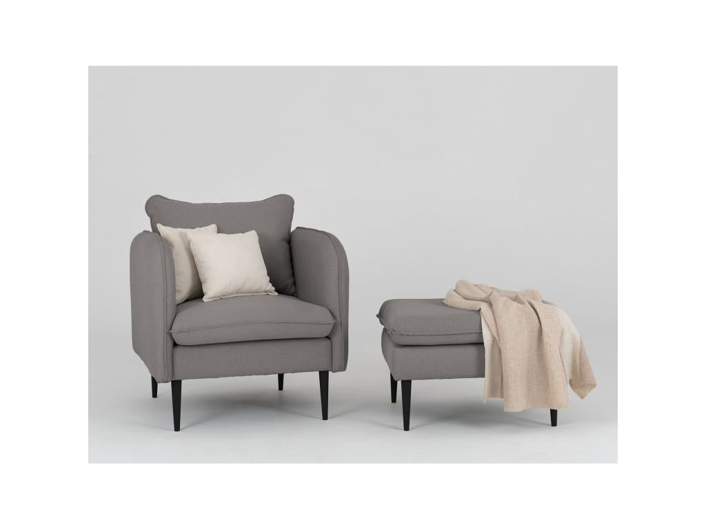 Homzora black armchair