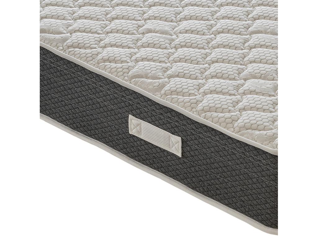 Pocket spring mattress 140x190 cm with high-resilience foam comfort layer, 30 cm thick