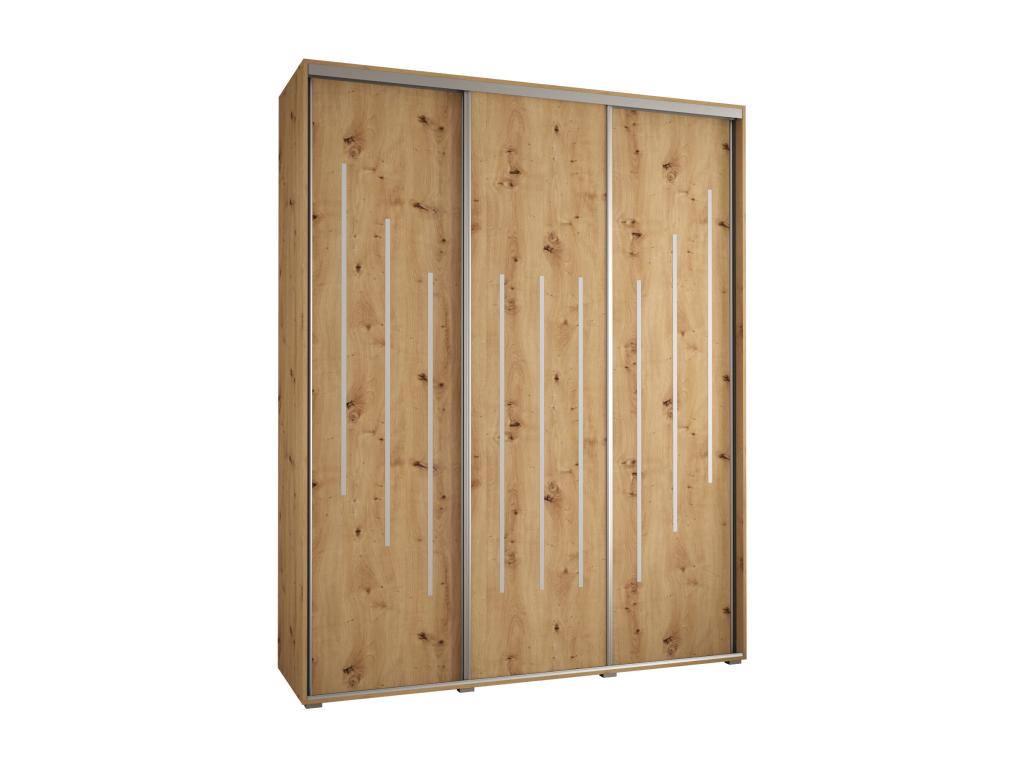 Meubiana 8 Sliding Door Wardrobe 235.2/200/45 3 Doors Meubiana/Silver