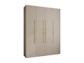 Como 2 245.5/190/50 4-door hinged wardrobe cashmere/gold