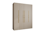 Como 2 245.5/190/50 4-door hinged wardrobe cashmere/gold