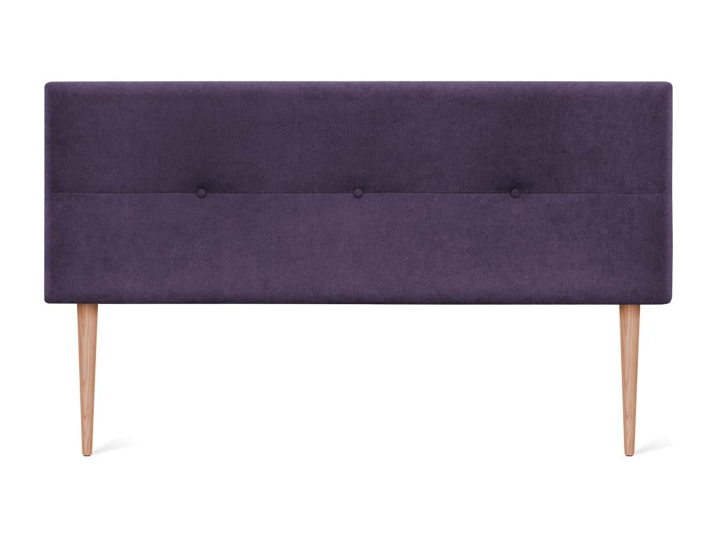 Meubiana Aqualine Fabric Headboard with Buttons 160x105cm with Legs for 150/160cm Beds - Meubiana