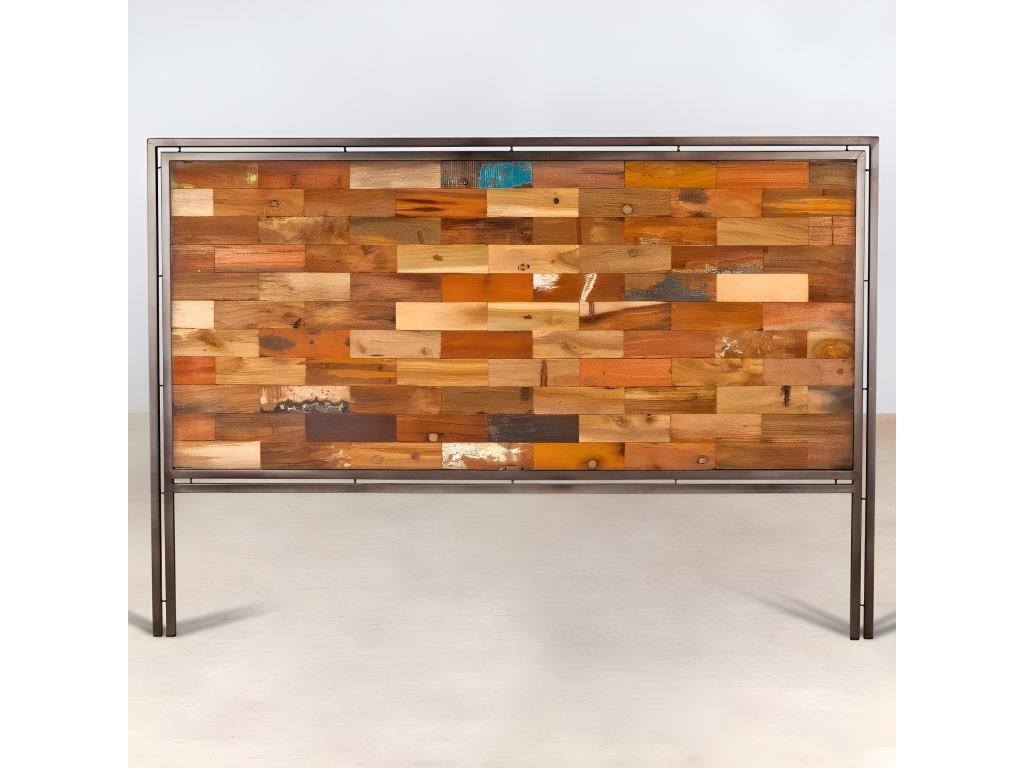 Meubiana 140cm Recycled Wood Headboard