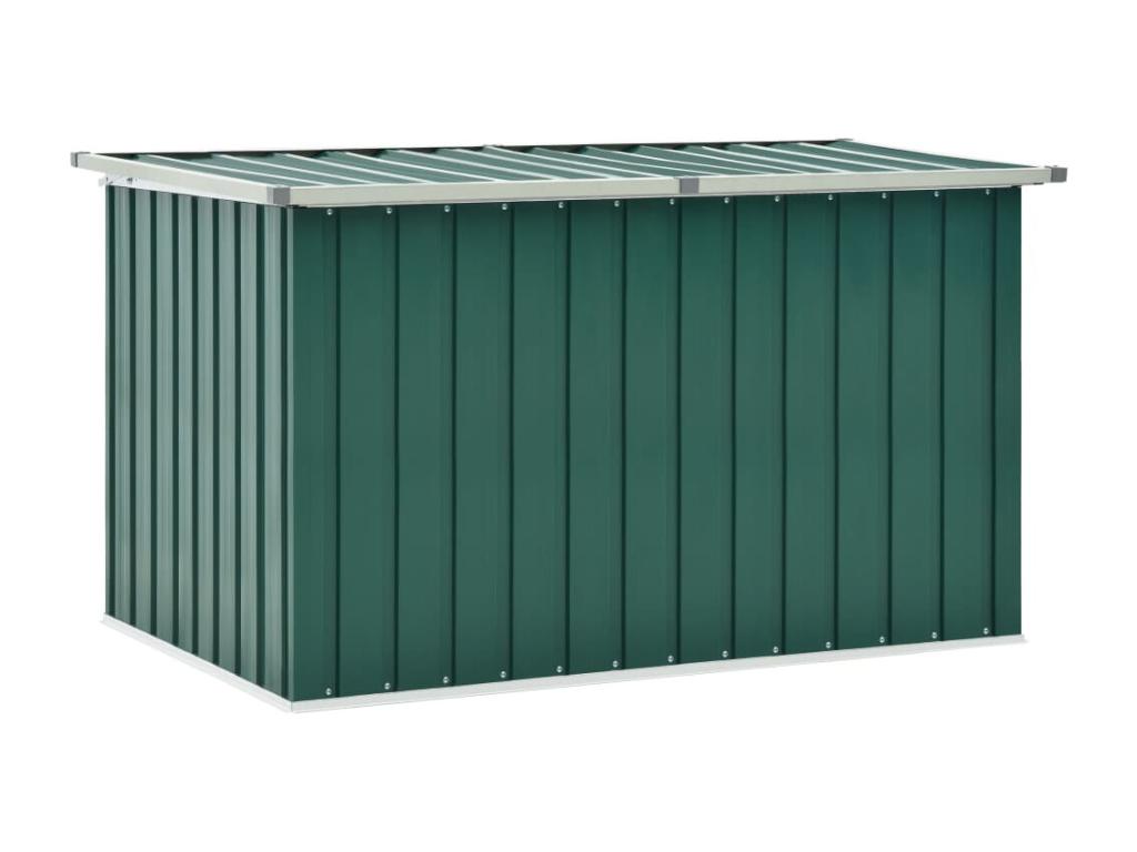 Green garden storage box, 149x99x93 cm