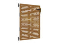 Garden gate 85x125 Corten steel square design