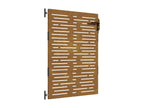 Garden gate 85x125 Corten steel square design
