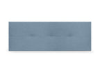 Meubiana Natural Linen Headboard with Buttons 160x50cm for 150/160cm Beds - Blue