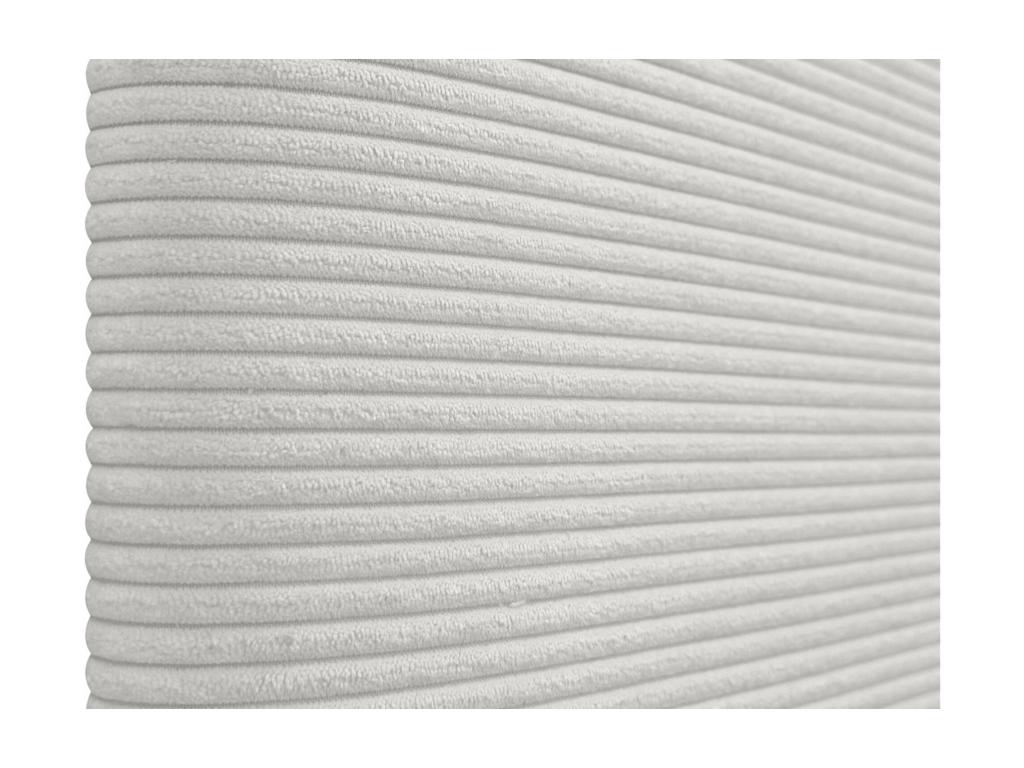 Meubiana Plain Corduroy Headboard 150x60 for 150/160 Beds - Bone White