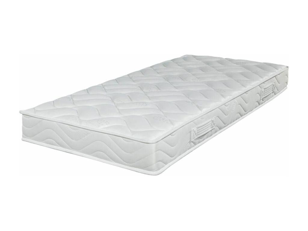 Meubiana 90x190cm foam mattress with metal bed base (unassembled) - 17cm high - Firm support