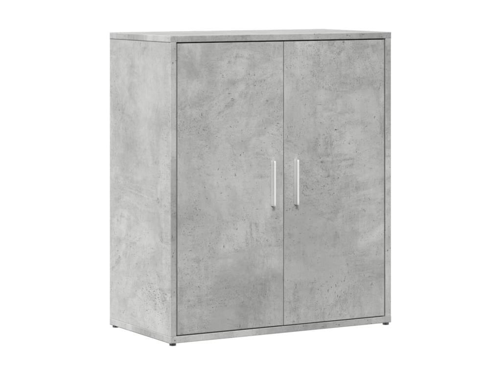 Concrete grey sideboard 60x31x70 cm engineered wood