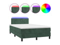 Meubiana bed base with LED mattress, dark green, 120x200