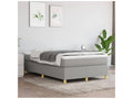 Meubiana bed base with light grey mattress 120x200 fabric