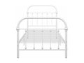 White Metal Bed Frame 100x200 cm