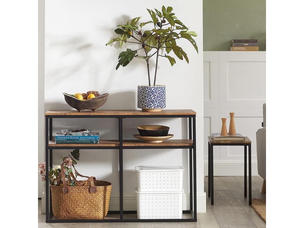 Console Table, End Table, Side Table, Buffet with 2 Storage Shelves FSB42-Q