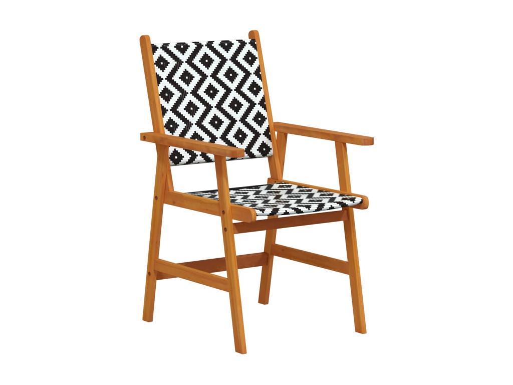 5-piece garden dining set, solid Meubiana wood