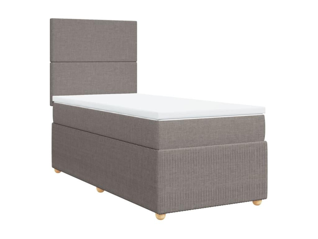 Meubiana bed base with Meubiana mattress 100x200 cm Fabric