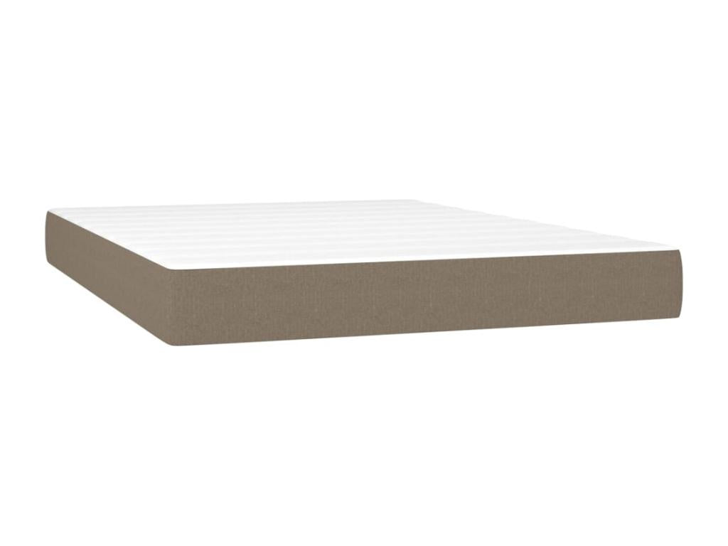 Meubiana bed base with Meubiana LED mattress 140x190 cm Fabric