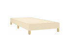 Meubiana bed base with 80x200 Cream fabric mattress