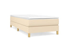 Meubiana bed base with 80x200 Cream fabric mattress