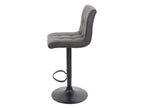 Grey bar stool/chair 44x46x95 cm 04 0001235